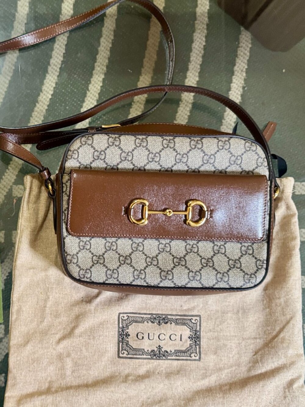 Gucci Gucci Horsebit 1955 medium shoulder bag (Excellent Condition)
